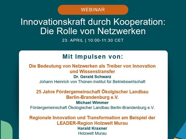 Einladung zum Webinar